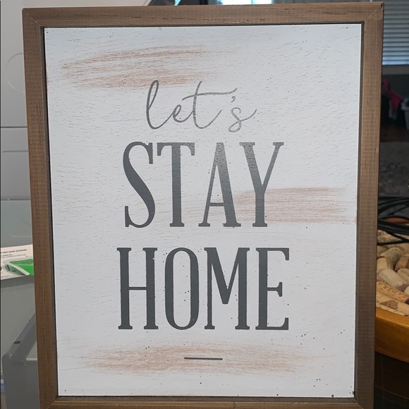 Hobby Lobby Accents Lets Stay Home Metal Heart Wall Decor Poshmark